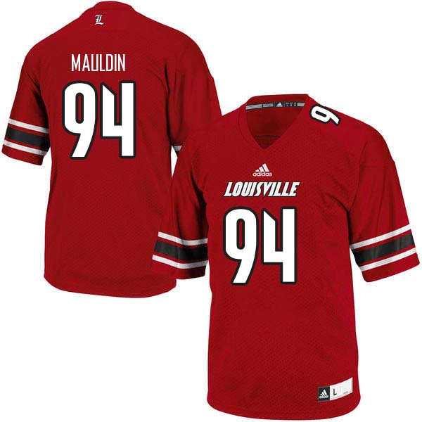 Men Louisville Cardinals #94 Lorenzo Mauldin College Football Jerseys Sale-Red